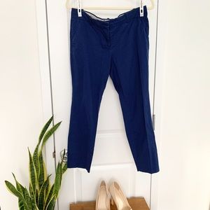 J. Crew Blue Cafe Capri ( size 4 )